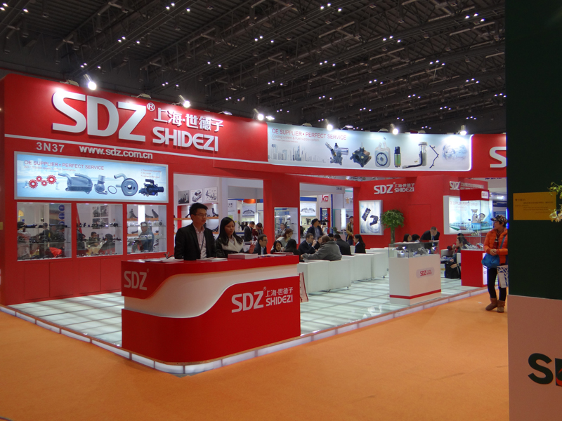 SDZ Engine Parts In Shanghai Fair